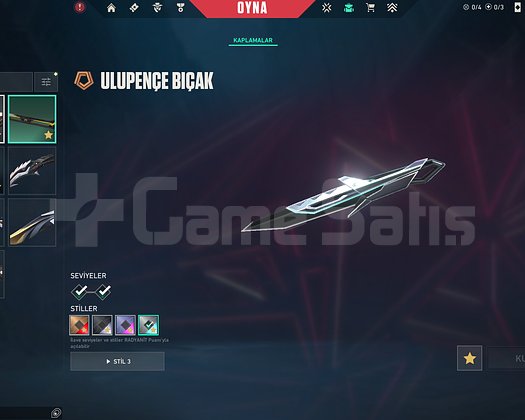 VALORANT FULL HESAP BANDIT+ARES YOK SADECE
