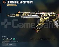 champions 2021 vandal acil satlık!!!