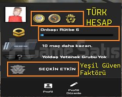 TR HESAP + 3 MADALYA+7LVL STEAM+ETS2 MAİNLİK HESAP