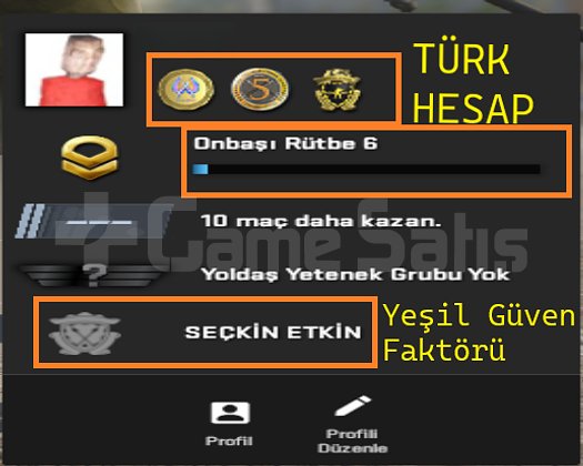TR HESAP + 3 MADALYA+7LVL STEAM+ETS2 MAİNLİK HESAP
