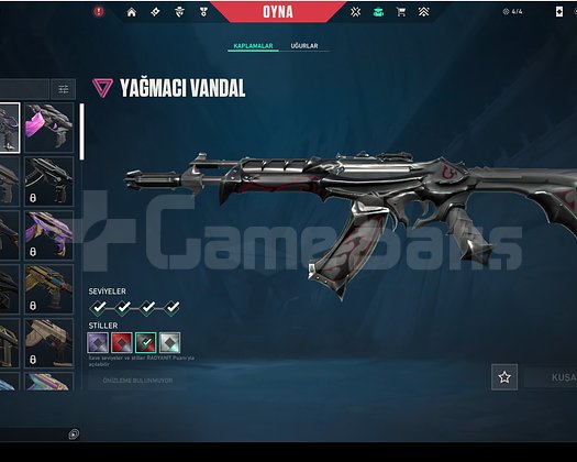 Yücelik3 vandal ve bıcak dolu hesap