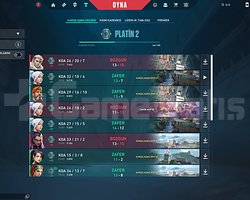 TR - PLATİN - MAİL DEĞİŞEN - ULTRA YÜKSEK MMR!