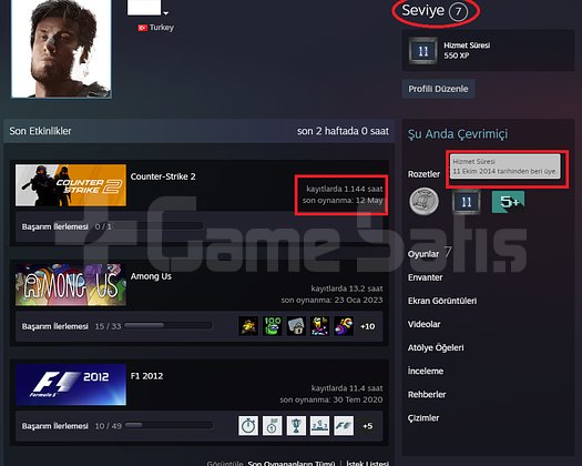 ANINDA TESLİM | 8 MADALYA | 1145 SAAT | FACEIT