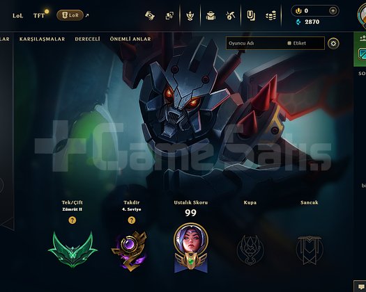 Emerald 2 70 winrate handmade account