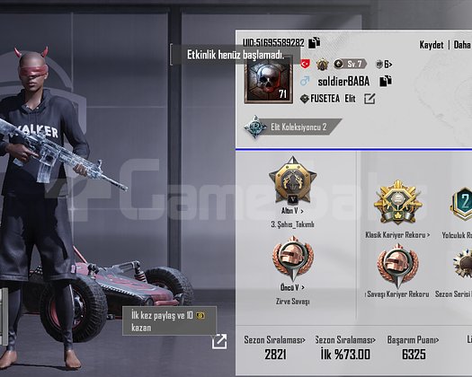 PUBG TEMİZ HESAP