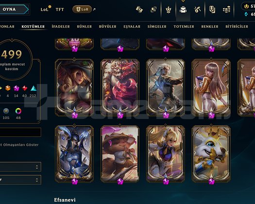 500 Skinli Ucuza Hesap