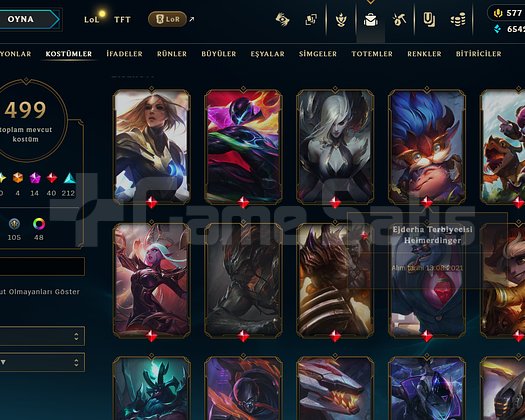 500 Skinli Ucuza Hesap