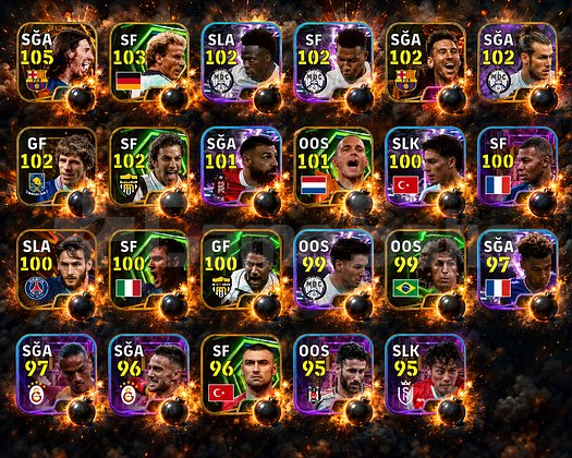 FULL GELİŞMİŞ EFOOTBALL HESABI | EMEK HESABI