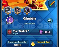 Clash Royal Max hesap