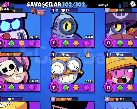 ŞÖHRET 2 - TÜM KARAKTERLER AÇIK +BRAWL PASS PLUS