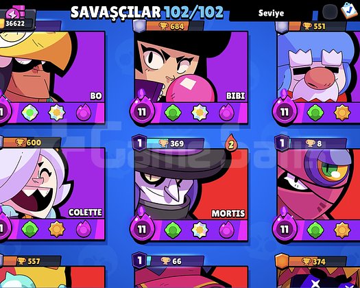 ŞÖHRET 2 - TÜM KARAKTERLER AÇIK +BRAWL PASS PLUS