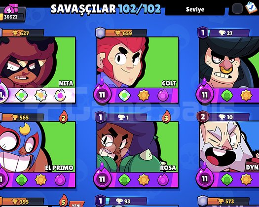 ŞÖHRET 2 - TÜM KARAKTERLER AÇIK +BRAWL PASS PLUS