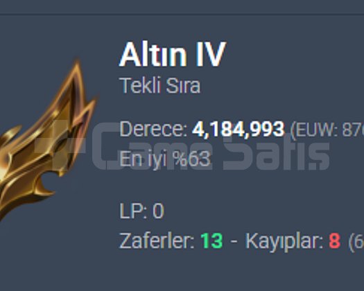 GOLD 4 61 WR 30 LP GAIN ACC