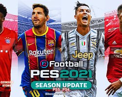 Kendi hesabında PES 21 + ÖZEL YAMA PS4/PS5/PRO
