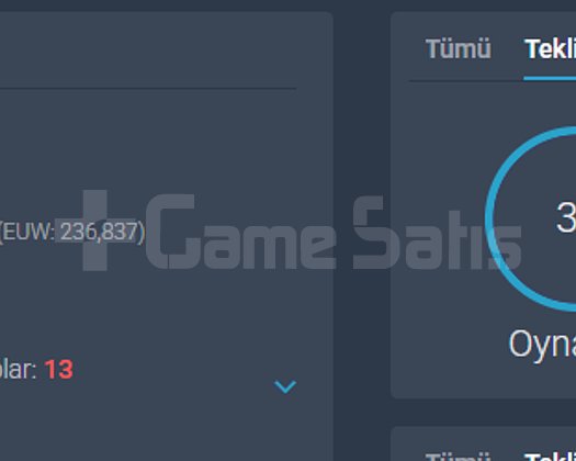 EUW ZÜMRÜT 4 65 WR +30 -10 - PULSEFIRE EZREAL