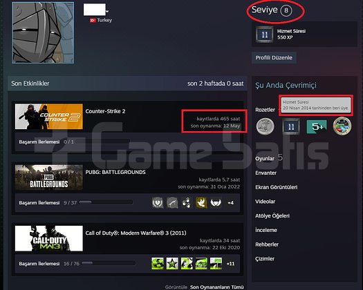 ANINDA TESLİM | 6 MADALYA | 465 SAAT | FACEIT