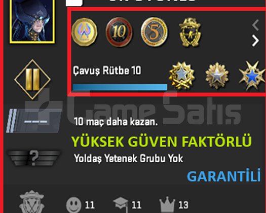 ANINDA TESLİM | 7 MADALYA | 1117 SAAT | FACEIT