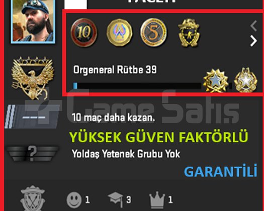 ANINDA TESLİM | 6 MADALYA | 589 SAAT | FACEIT