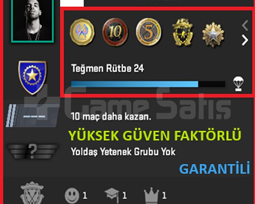ANINDA TESLİM | 5 MADALYA | 384 SAAT | FACEIT