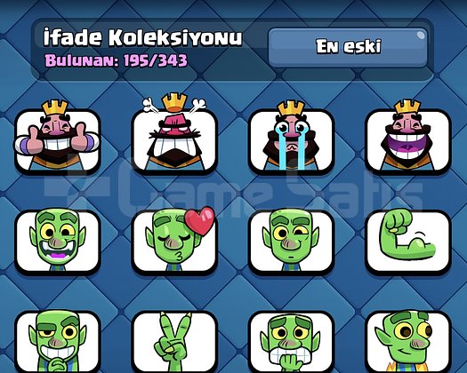 80 seviye 7489 taş 195 emoji 32 evrim