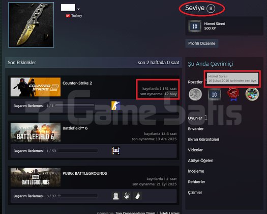 ANINDA TESLİM | 7 MADALYA | 1151 SAAT | FACEIT