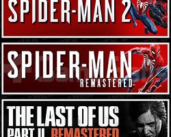 Spiderman 2+ Spiderman Remastered+The last Of Us 1