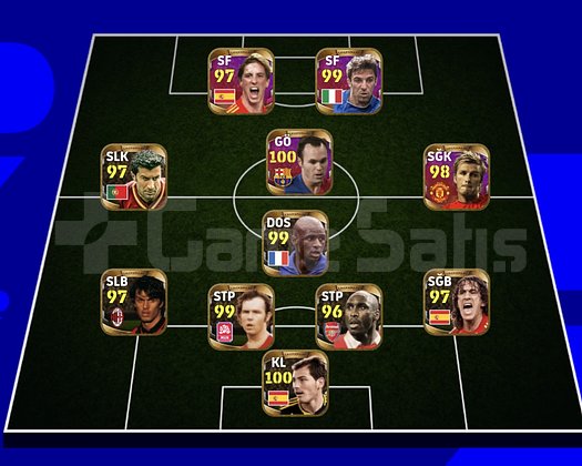 KG 3220 3 BOMBACI+SALAH+DELPİERO+MESSİ+RONALDO