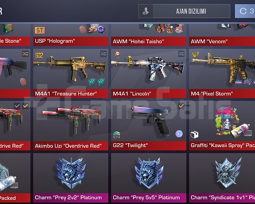 STANDOFF 2 Dolu hesap