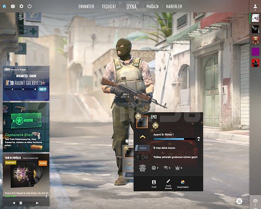 48 level Steam hesabı acil