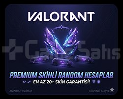Valorant Efsane Skinli 20+ Random Hesap