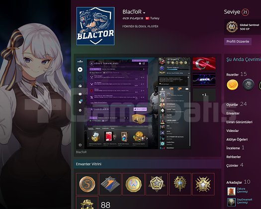 ilk mail csgo hesap 1800 saat 8 rozet
