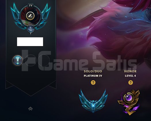 EUW/ PLAT 4 +30 LP - 10 FRESH HESAP !