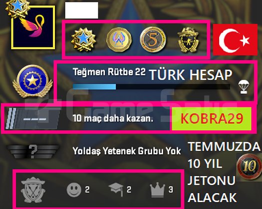 TR HESAP+380 TL ENVNTER+5 MADALYA 298 WİN 863 SAT