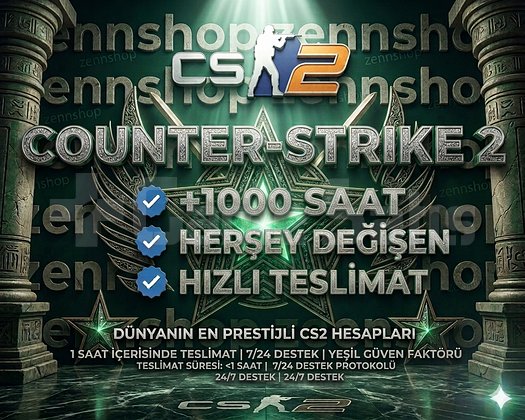 CS 2 +1000 SAAT HERŞEY DEĞİŞEN HESAP HIZLI TESLİM