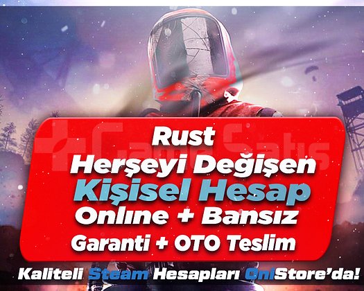 TÜM BİLGİLERİ DEĞİŞEN RUST STEAM HESABI