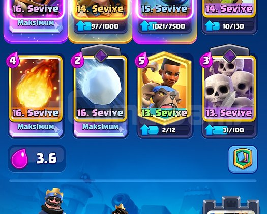 10832 kupa ucuz clash royale