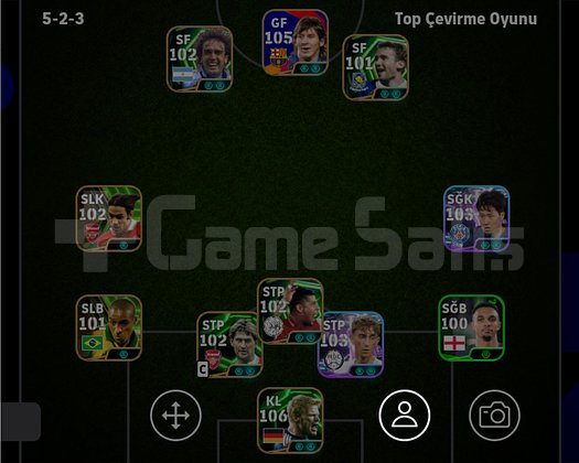 Orta seviye üstü e footbal hesabı 105 Messi