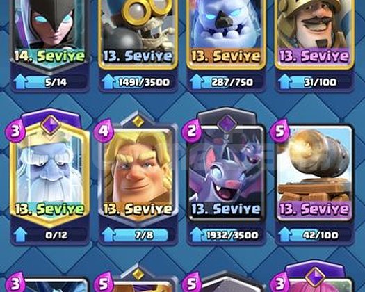 10.4K KUPA UCUZ CLASH ROYALE HESABI ACİL