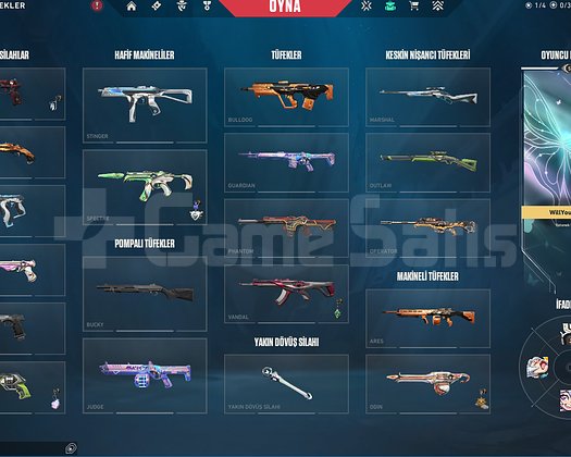 TR / 2 VANDAL 3 BIÇAK / DOLULAR DOLUSU /YÜKSEK MMR