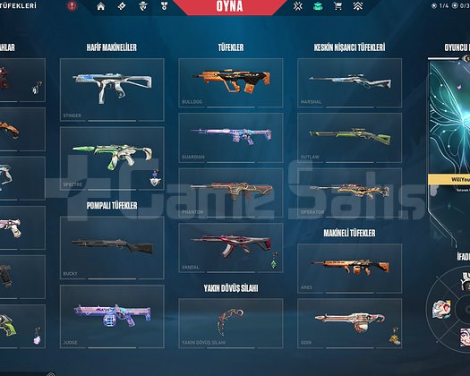 TR / 2 VANDAL 3 BIÇAK / DOLULAR DOLUSU /YÜKSEK MMR