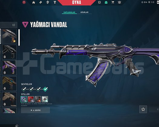 * TR / 3 VANDAL 2 BIÇAK / FRESH HESAP