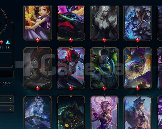 TR / 21 Efsanevili Kostümlü/ VİP TFT / Diamond Elo