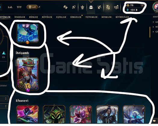 TR / 205 LEVEL / 94 SKİN / FUL HERO +MAİL +TELEFON