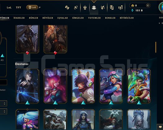 593 LEVEL / 99 SKİN / 129 HERO +MAİL +14K SATIŞ