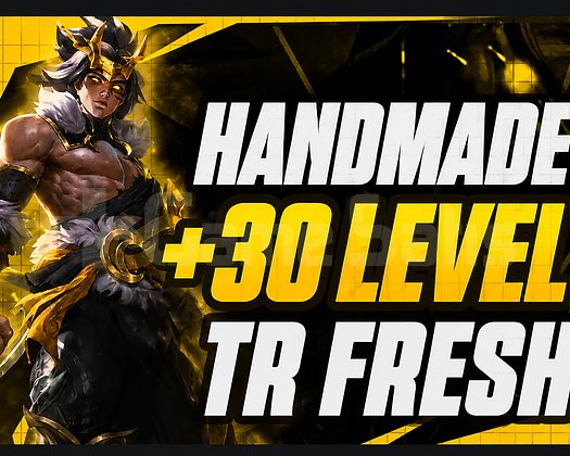 TR 30 LEVEL UNRANKED FRESH - RANKED READY