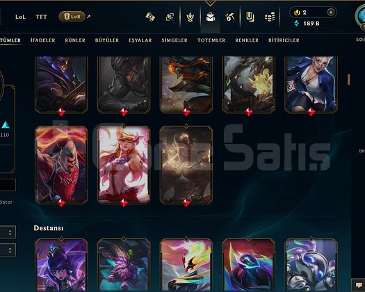 TR / 587 LEVEL / 248 SKİN / FUL HERO +MAİL