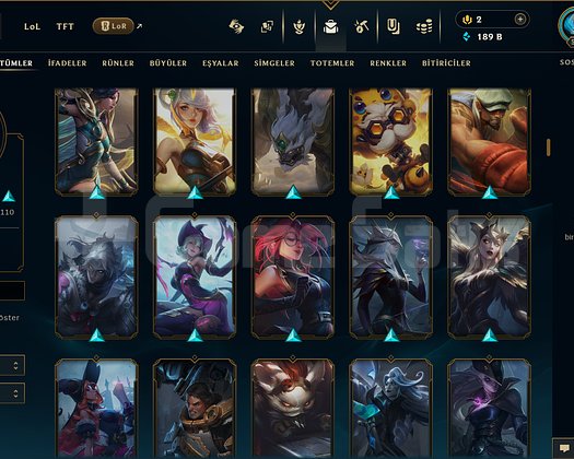TR / 587 LEVEL / 248 SKİN / FUL HERO +MAİL