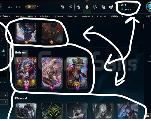 TR / 587 LEVEL / 248 SKİN / FUL HERO +MAİL