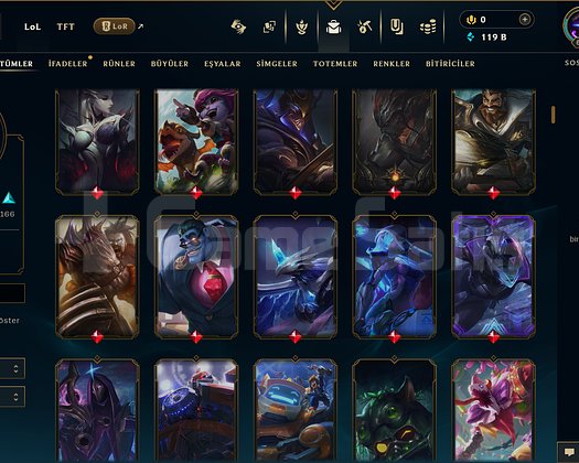 TR / 621 LEVEL / 403 SKİN / FUL HERO +MAİL
