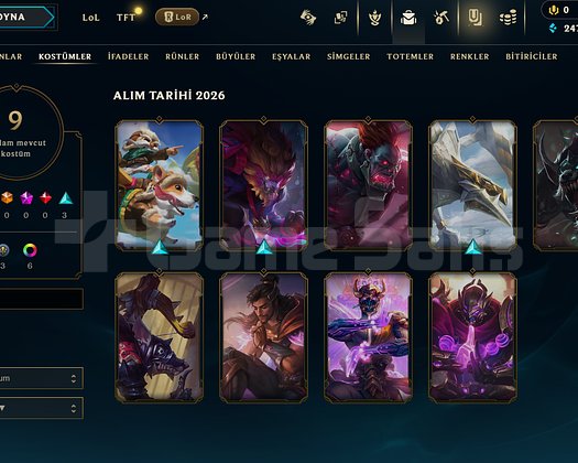 9 kostümlü plat 4 yükek zümrüt 1 dia 3 mmr